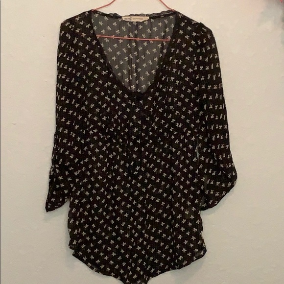 See through bow blouse - Picture 1 of 5